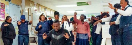 Mayor Vusi Nhlapho kicks off 100 Days with visit to Emalahleni General Hospital