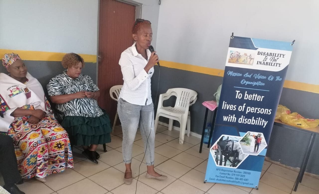 ‘Blindness did not stop me’ – disability activist Rachel Nyambe