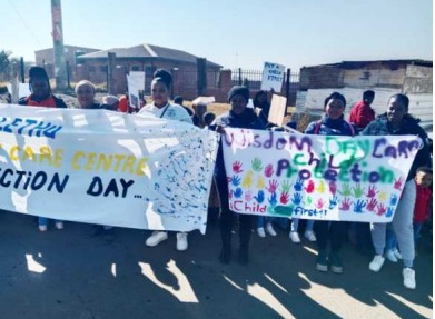 Delmas ECD centres join forces for child protection week awareness drive