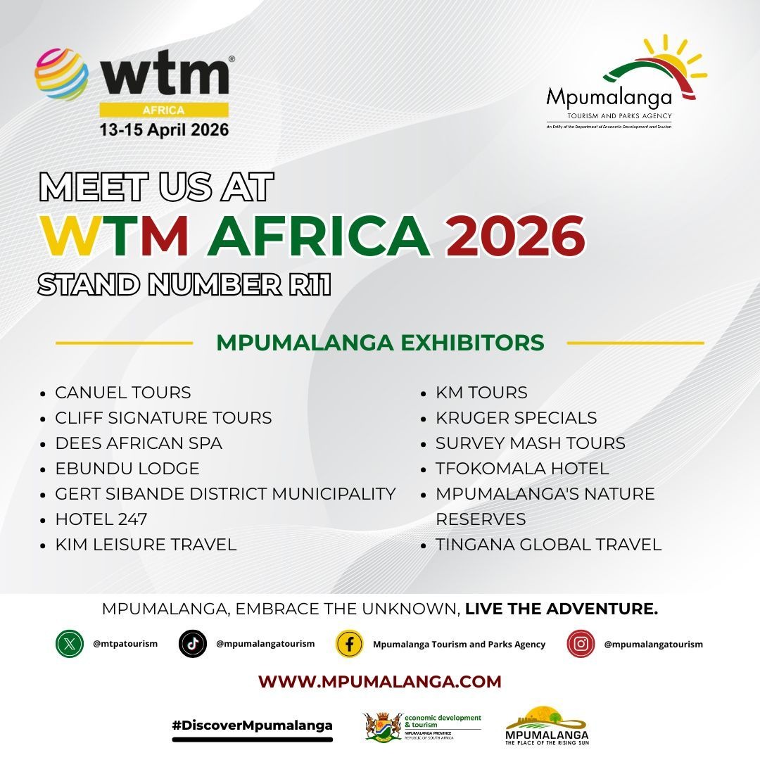 Mpumalanga eyes global tourism growth at WTM Africa 2026