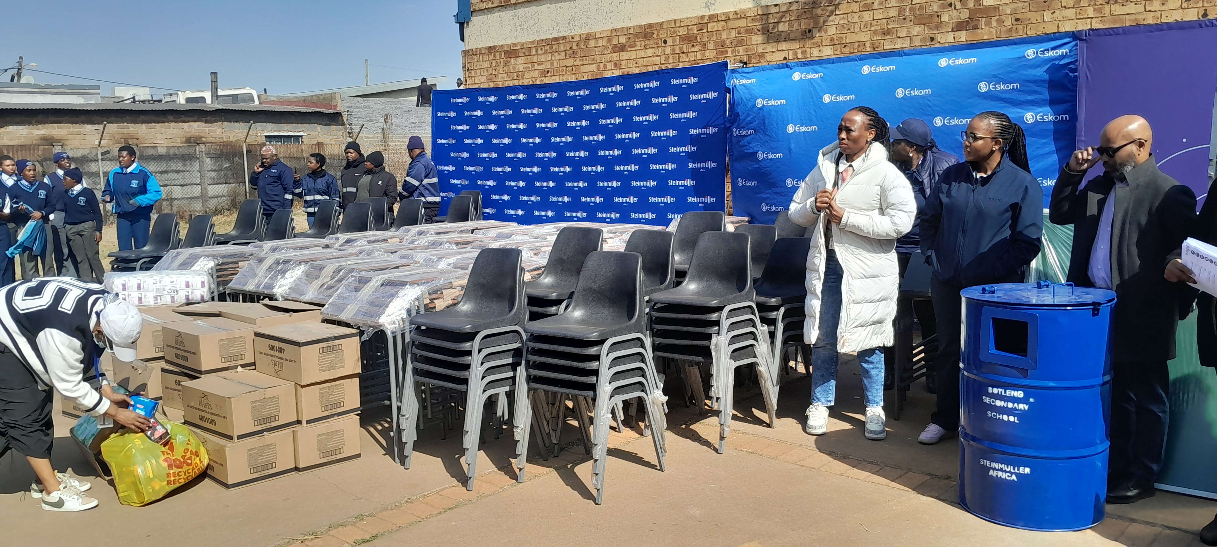 Eskom partnership donates learning resources to Botleng Secondary