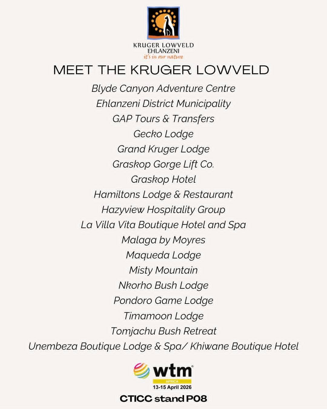 Mpumalanga eyes global tourism growth at WTM Africa 2026